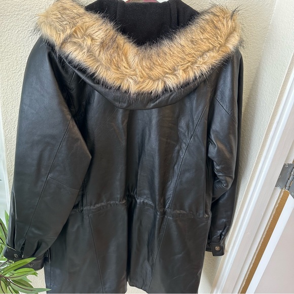 NWT Wilson Leather Faux Fur Jacket - Picture 3 of 6
